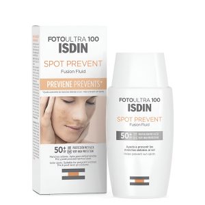 ضد آفتاب ایزدین مدل Spot Prevent +SPF50 | بی‌رنگ، ضد لک