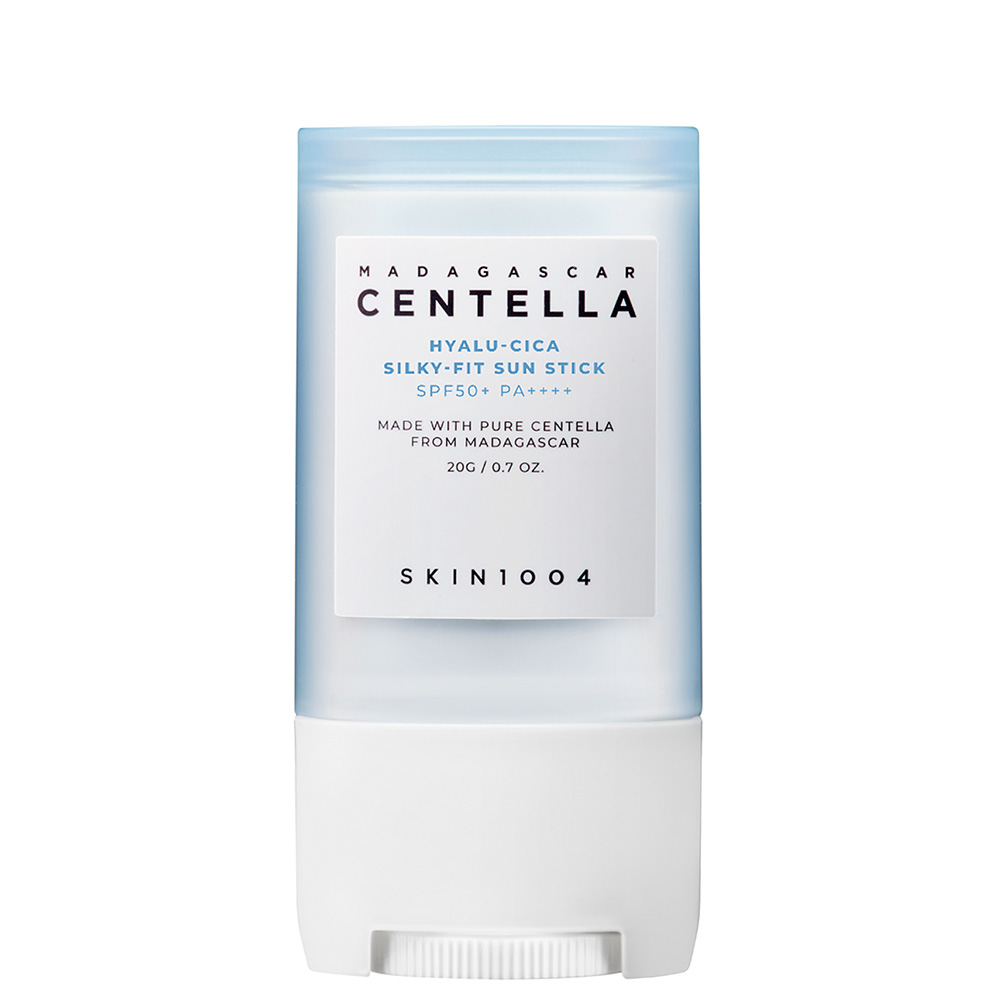skin1004-madagascar-centella-hyalu-cica-silky-fit-sun-stick ضد آفتاب استیکی اسکین 1004 مدل سنتلا ماداگاسکار
