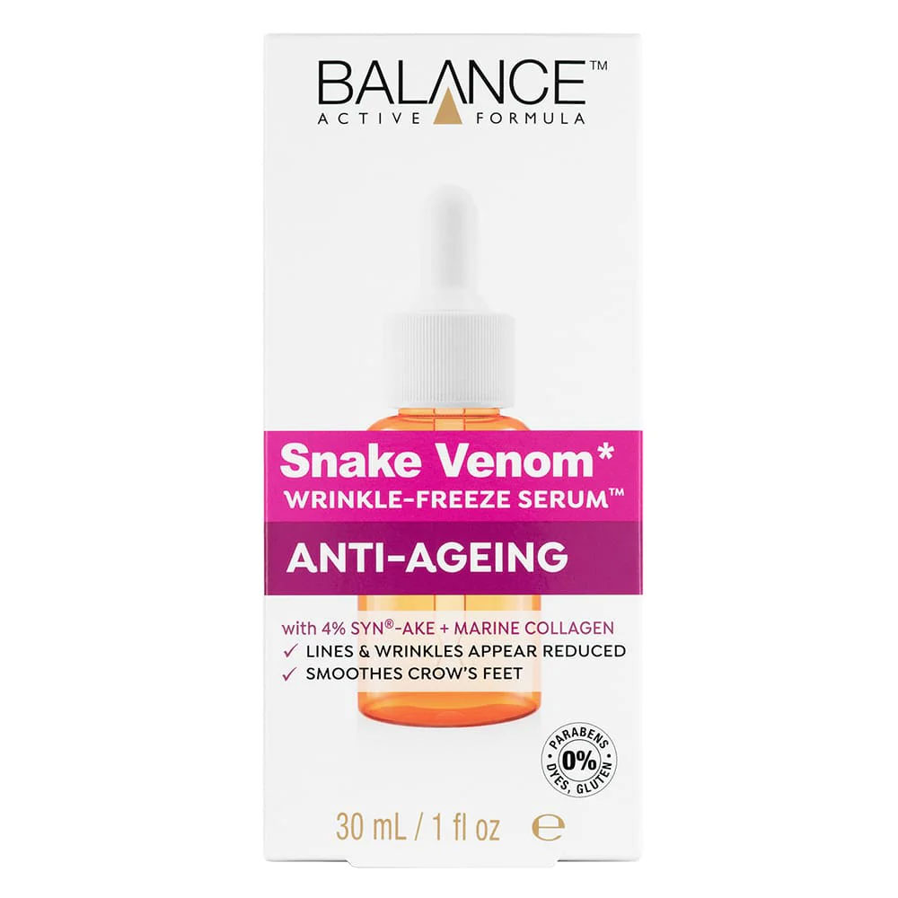 balance-snake-venom-wrinkle-freeze-serum سرم ضد چروک سم مار بالانس
