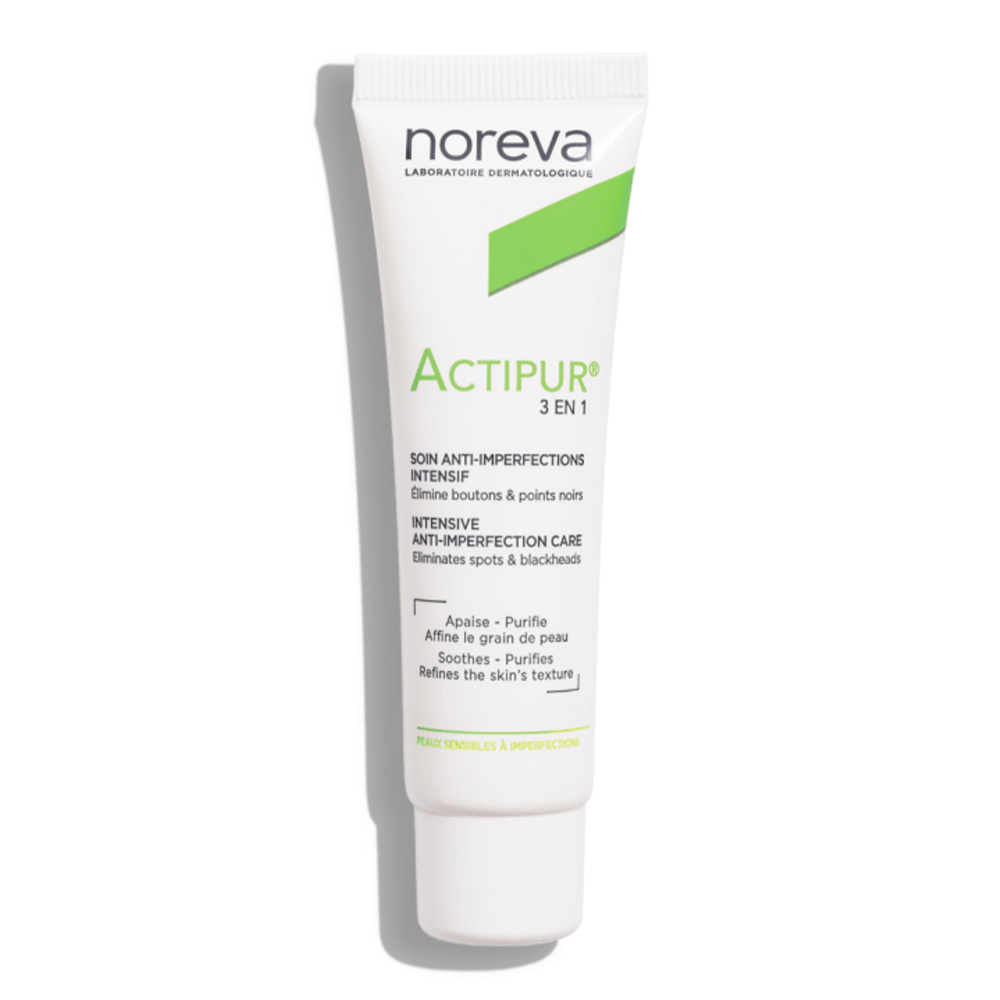 noreva-3-in-1-intensive-anti-blemish-care کرم ضد جوش مدل 3 در 1 اکتی پور نوروا