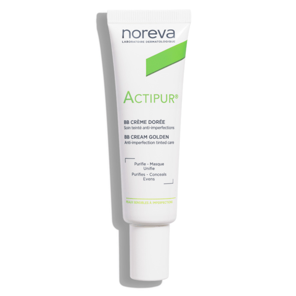 noreva-actipur-bb-cream-golden بی بی کرم مدل اکتی پور نوروا رنگ گلدن