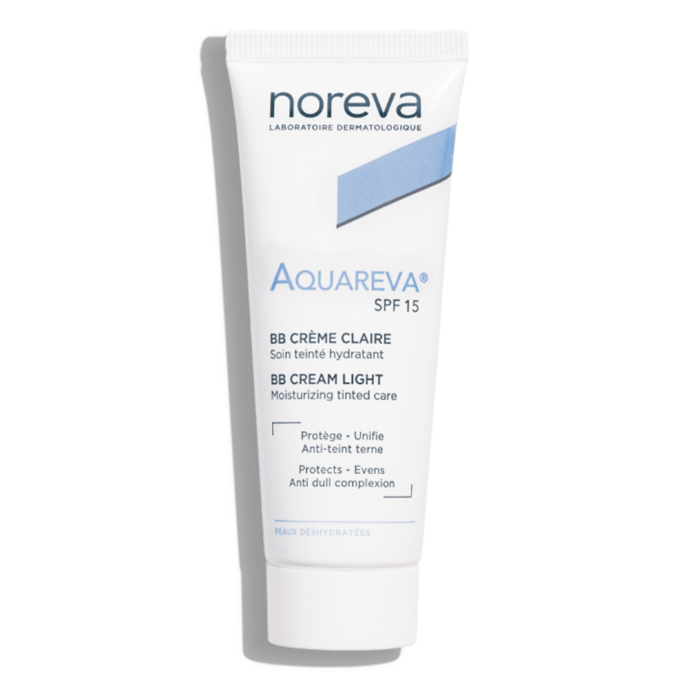 noreva-bb-cream-light-spf-15-shade-light بی بی کرم آکواروا SPF 15 نوروا رنگ روشن