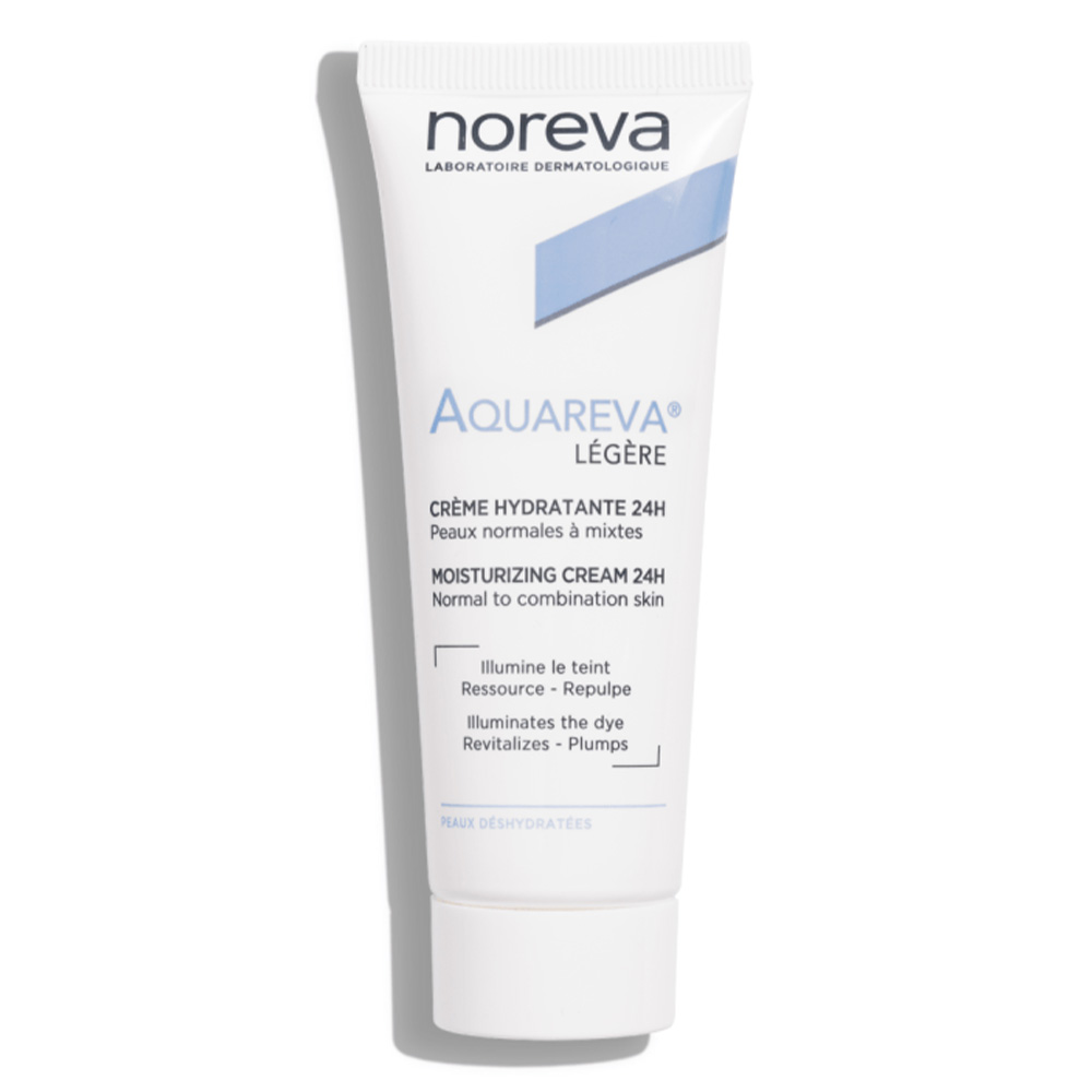 noreva-light-24-hour-moisturising-cream کرم مرطوب کننده نوروا سری آکواروا مدل لایت