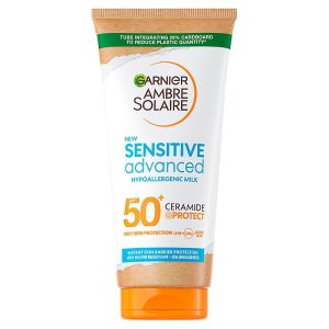 کرم ضد آفتاب گارنیر (Garnier Ambre Solaire Sensitive Advanced Sun Cream SPF 50+)