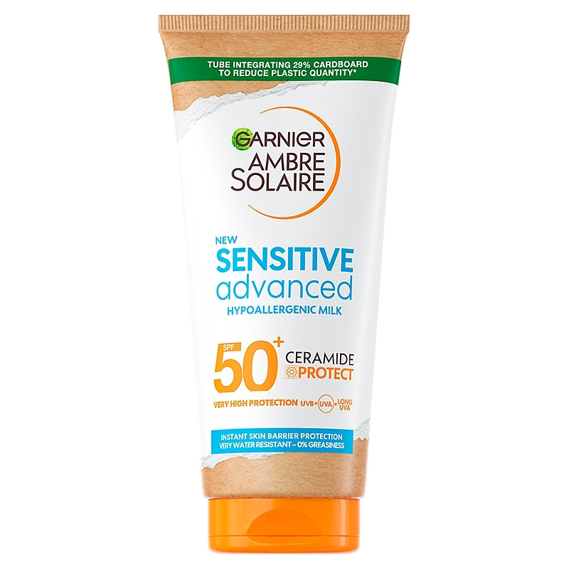 garnier-ambre-solaire-advanced-sensitive-sun-cream کرم ضد آفتاب گارنیر (Garnier Ambre Solaire Sensitive Advanced Sun Cream SPF 50+)