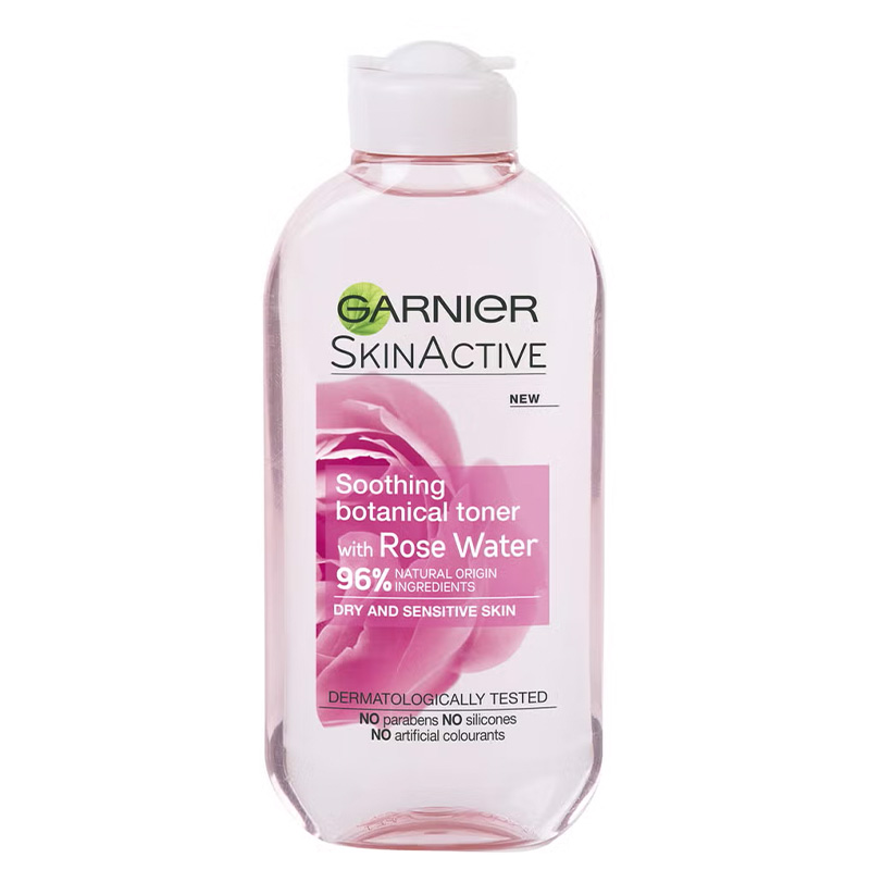 garnier-soothing-toner-with-rose-water-for-dry-sensitive-skin تونر گل رز گارنیر | مخصوص پوست خشک و حساس - Image 1