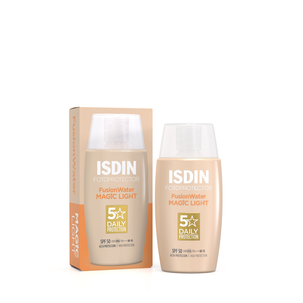 isdin-fusion-water-magic-light-spf-50 ایزدین فیوژن واتر مجیک لایت