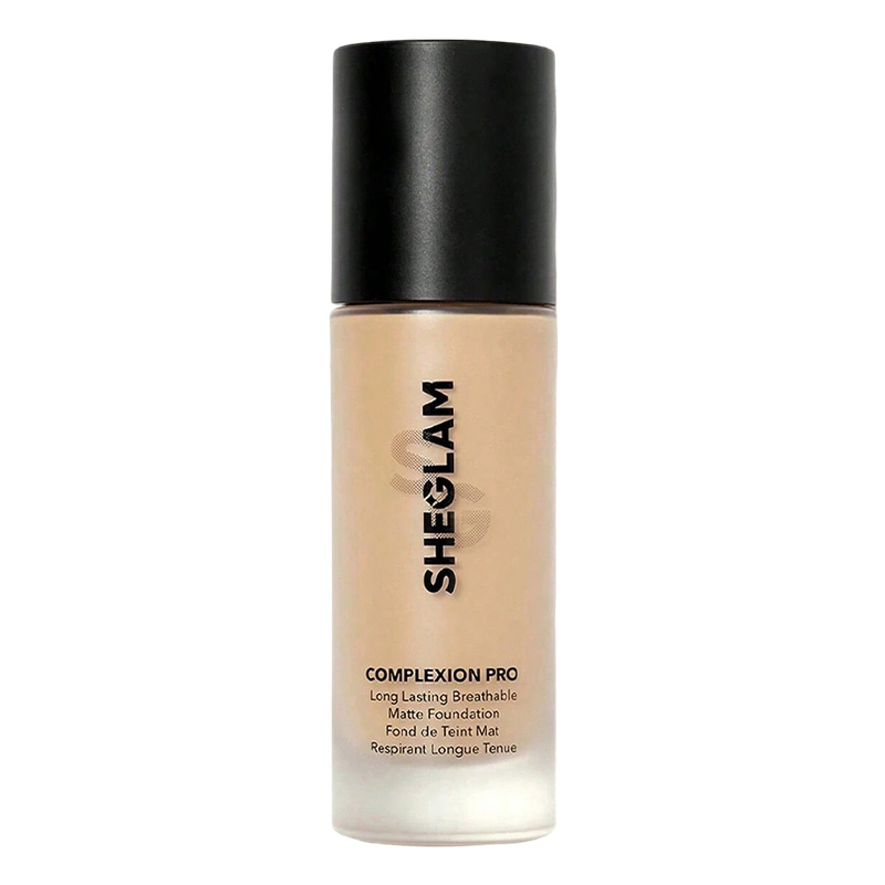 sheglam-Complexion-Pro-Long-Lasting-Breathable-Matte-Foundation کرم پودر مات شیگلم مناسب پوست چرب و مختلط