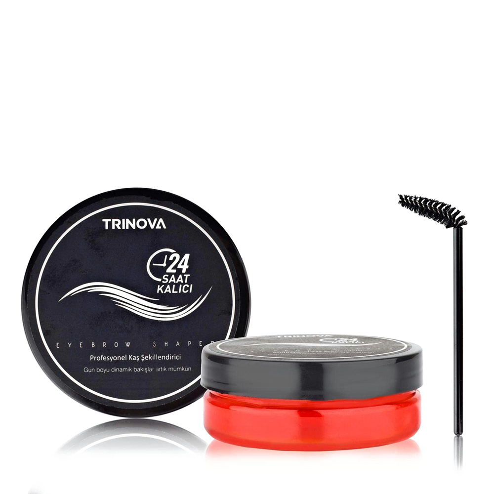 trinova-eyebrow-shaper-gel ژل لیفت و تقویت کننده ابرو ترینوا حاوی روغن های گیاهی