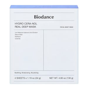 ماسک آبی ورقه ای آبرسان و تقویت کننده سد دفاعی بایودنس مدل هیدرو سرانول