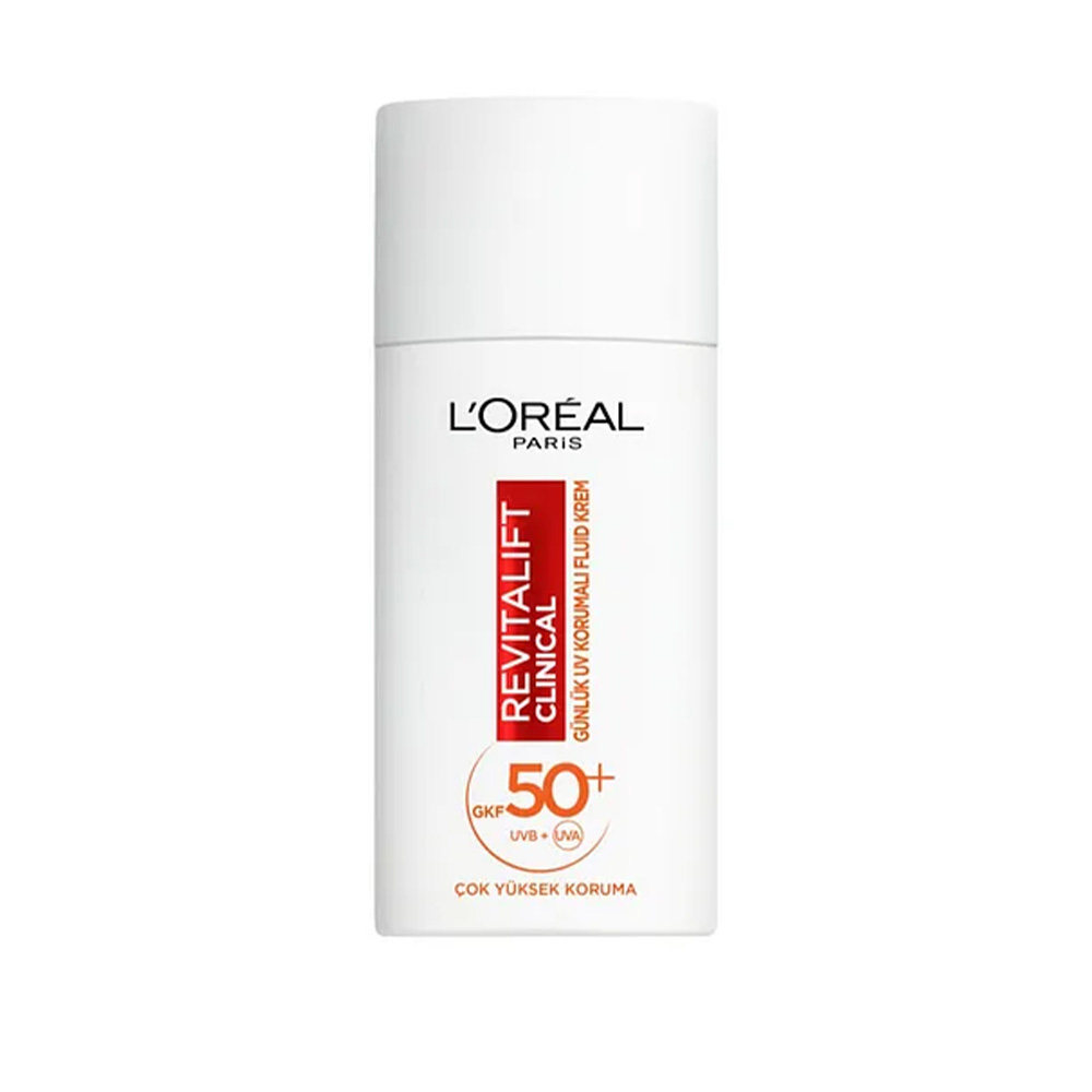loreal-revitalift-clinical-vitamin-c-fluid-spf-50 ضد آفتاب لورال، مدل Revitalift Clinical حاوی ویتامین سی - Image 1