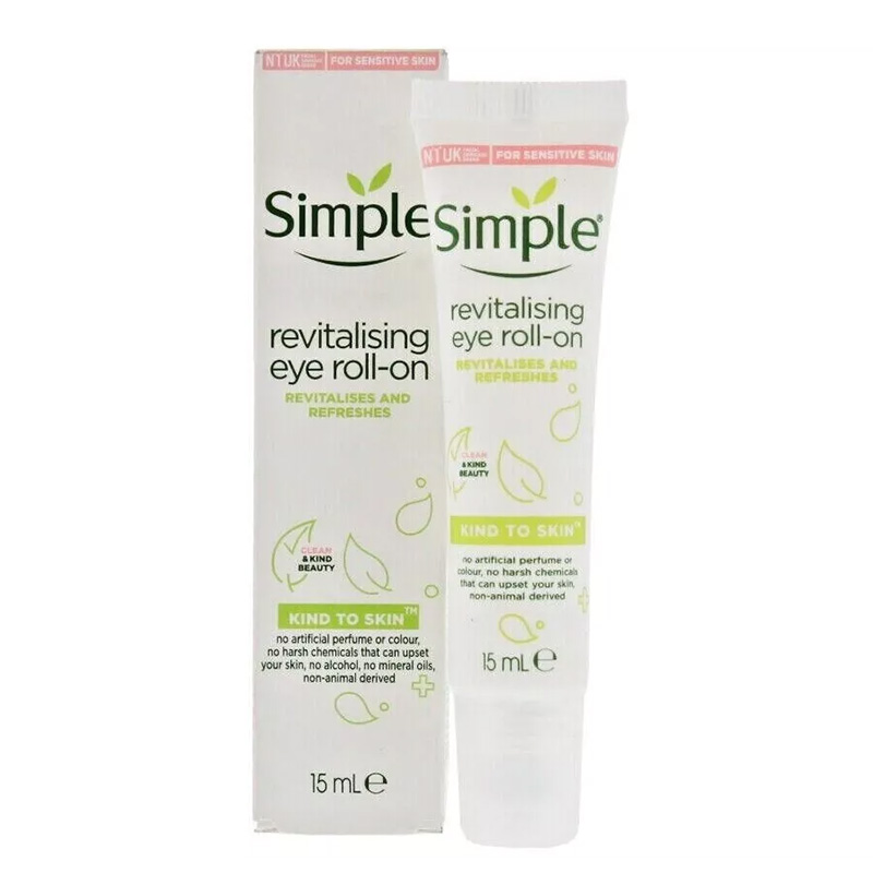 simple-kind-to-skin-revitalising-eye-roll-on کرم دور چشم سیمپل مدل Revitalising