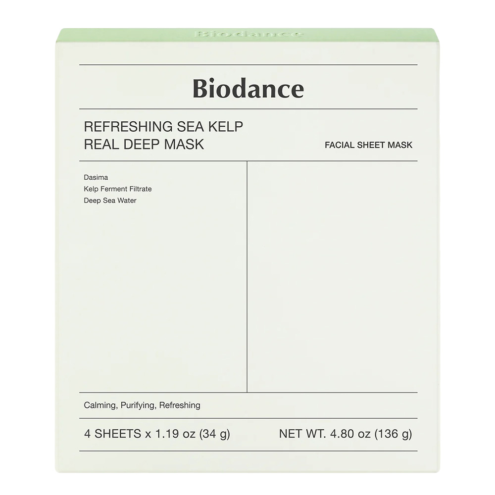 biodance-refreshing-sea-kelp-real-deep-mask ماسک آبرسان و آرامشبخش بایودنس