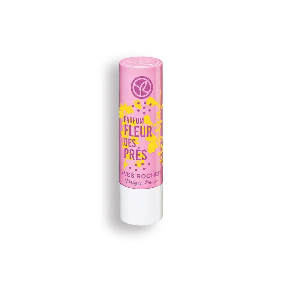 yves-rocher-meadow-flower-and-heather-lip-balm بالم لب ایوروشه با رایحه گل چمنی و خلنگ