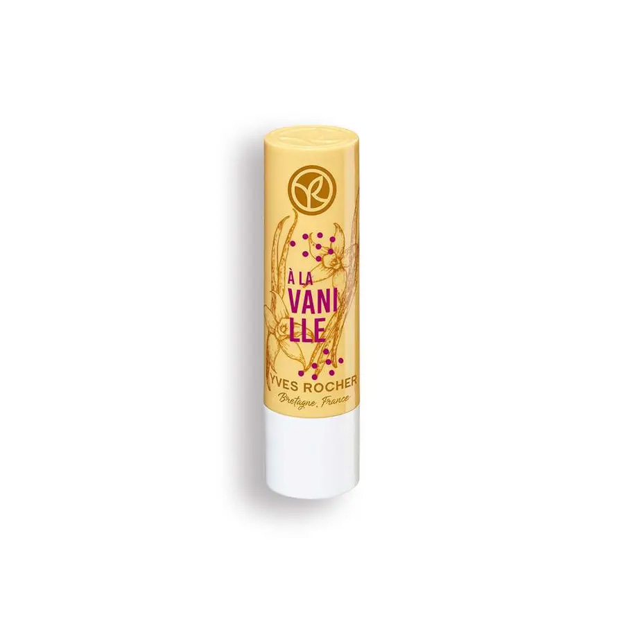 yves-rocher-nourishing-vanilla-lip-balm بالم لب ایوروشه با رایحه وانیل – Yves Rocher Nourishing Vanilla Lip Balm