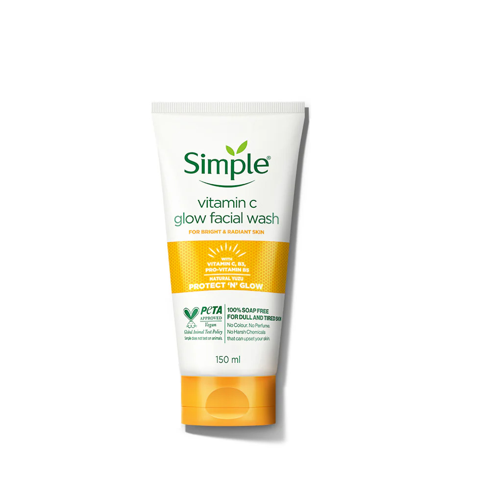 simple-vitamin-c-glow-facial-wash ژل شستشو ویتامین سی سیمپل